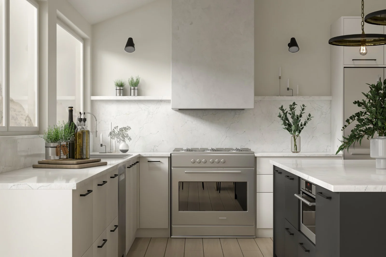 Kitchen Design, California: photo 1 by DALOP Design