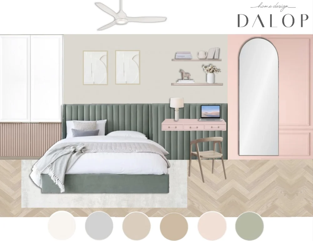 Hemmerle Residence, bedroom mood board: photo 7 by DALOP Design