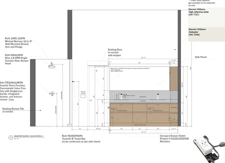 Master Bath Renovation, Chicago, Illinois: photo 3 by DALOP Design