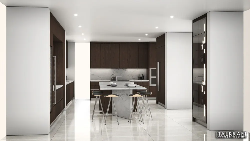 Nahon Residence, Kitchen Remodel, Miami Beach, Florida: kitchen photo 8 by DALOP Design