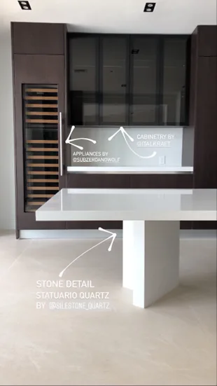 Nahon Residence Kitchen Miami Beach: design drawing or photo 2 by DALOP Design