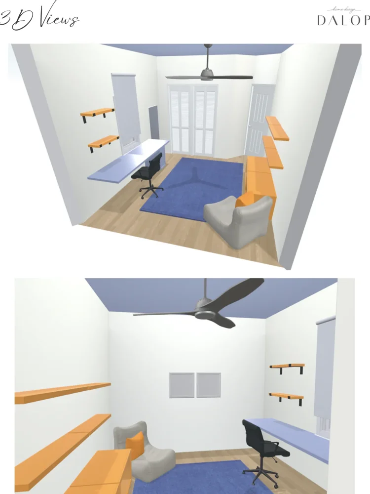 Play & Study Room, Virtual Design, Private residence: photo 2 by DALOP Design