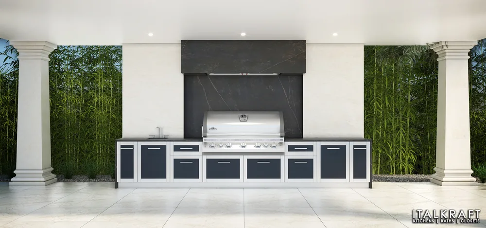 Star Island Outdoor Kitchen: design drawing or photo 2 by DALOP Design